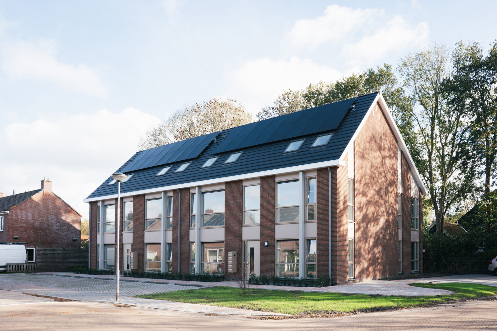 Nieuwbouw woningen aan de Rositastraat in Twisk